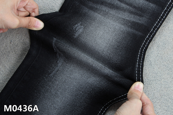 10,4 τζιν μαύρου OZ χρώματος 2% υψηλό Spandex υφάσματος 3/1 δεξί Twill