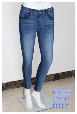 9.5 Oz High Stretch Ντενίμ με Warp Slub Σκίνι Τζιν High Stretch Καλύτερη ποιότητα