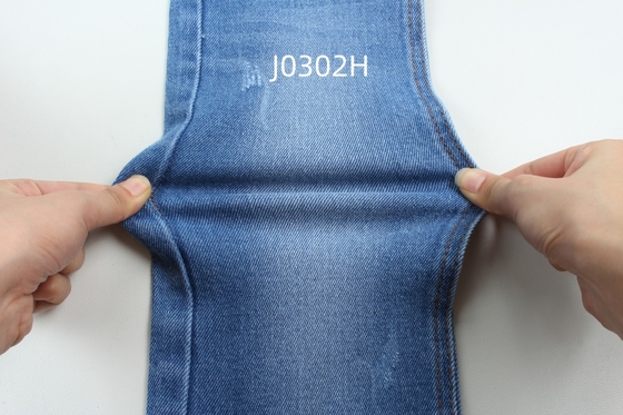 2024 Hot Sell 11 Oz Σκοτεινό Μπλε Στρέιτς Υφασμένο Ντενίμ για τζιν