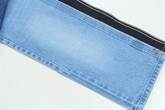 12.5oz Άκαμπτο Denim Ύφασμα Warp Slub Για Επωνυμιακά Τζιν 100% Βαμβάκι Σκούρο Μπλε