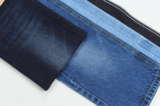 12.5oz Άκαμπτο Denim Ύφασμα Warp Slub Για Επωνυμιακά Τζιν 100% Βαμβάκι Σκούρο Μπλε