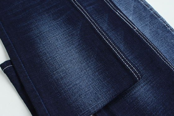 11 Oz Crosshatch Slub Denim Ύφασμα 3/1 Ύφανση Σκούρο Μπλε