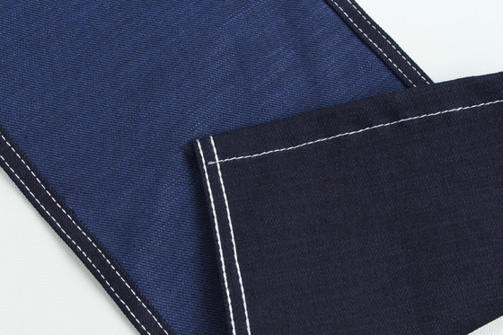 11 Oz Crosshatch Slub Denim Ύφασμα 3/1 Ύφανση Σκούρο Μπλε