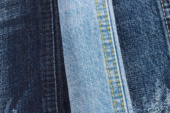 12oz 100% βαμβακερό τζιν Cross Hatch Slub Sanforizing τζιν ύφασμα
