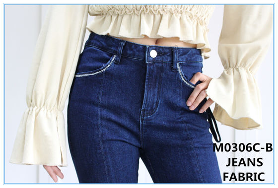 Καλή τιμή 58 59» βαμβάκι πλάτους 9.8oz 99 1 βαμμένο νήμα υφάσματος τζιν Elastane λουλάκι σε απευθείας σύνδεση