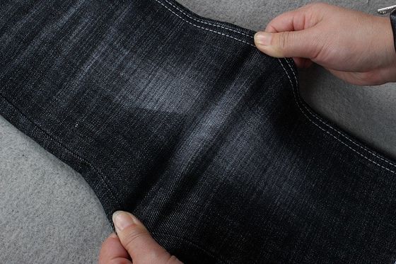 Ύφασμα τζιν Spandex πολυεστέρα βαμβακιού GOTS 12.8Oz για τα τζιν Stocklot ανδρών γυναικών
