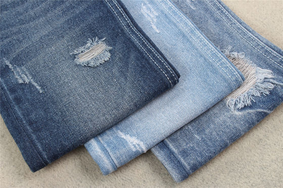 Καλή τιμή 14 ουγγιές, 100% βαμβάκι, peso pesado, tela de mezclilla cruda, υλικό από τζιν mezclilla σε απευθείας σύνδεση