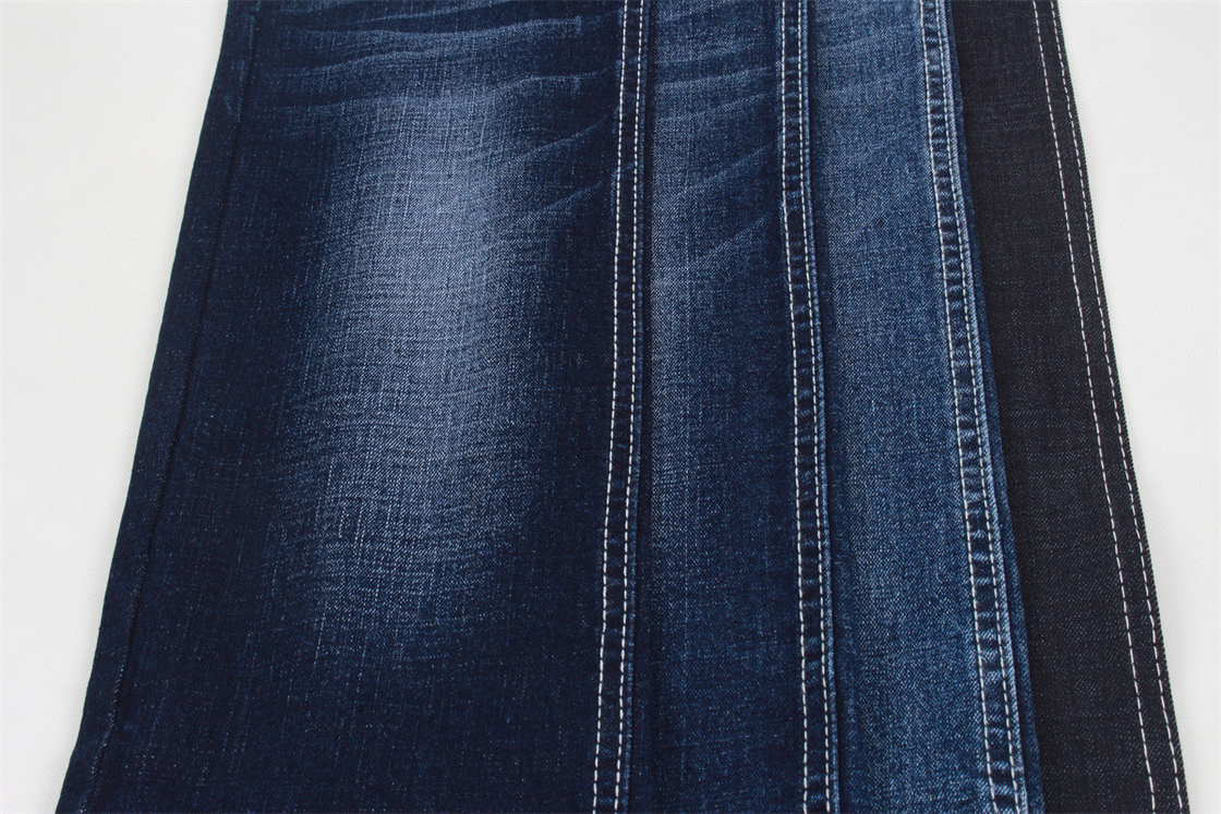 10,5 Οζ Crosshatch Slub ύφασμα τζιν με Stretch Soft Feel Hand Feel Black