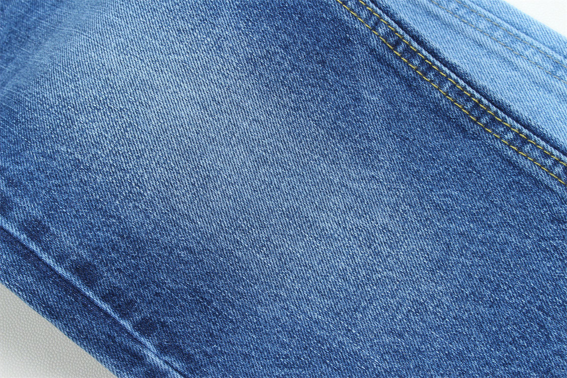 12.5oz Άκαμπτο Denim Ύφασμα Warp Slub Για Επωνυμιακά Τζιν 100% Βαμβάκι Σκούρο Μπλε
