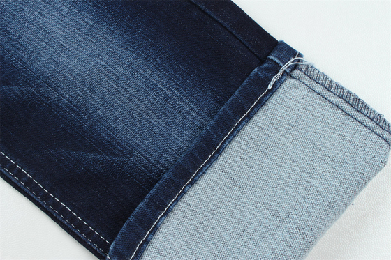 10 Once Dobby Cotton Polyester Spandex Stretcy Jacquard Denim Fabric For Jeans