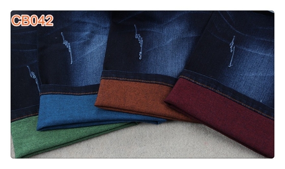 Τζιν υφάσματος τζιν Weft νημάτων χρώματος Spandex βαμβακιού για το ένδυμα