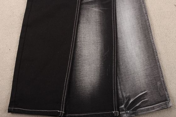 Καλή τιμή Μαύρο χέρι θείου χρώματος εκτύπωσης λουλουδιών που αισθάνεται το μαλακό ύφασμα τζιν σε απευθείας σύνδεση