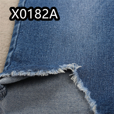 10Oz TR Βαμβακερό πολυεστέρα Spandex Τζιν ύφασμα σκούρο μπλε απόχρωση