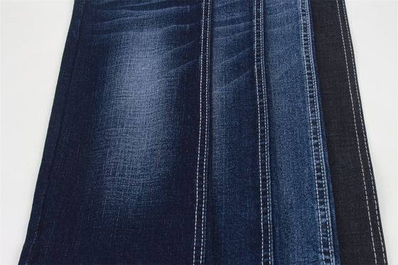 10,5 Οζ Crosshatch Slub ύφασμα τζιν με Stretch Soft Feel Hand Feel Black