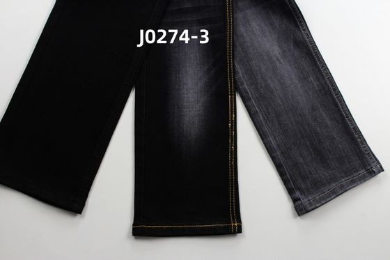 Καλή τιμή Χονδρικό 10 Oz Warp Slub High Stretch Black Backside Woven Denim Fabric για τζιν σε απευθείας σύνδεση