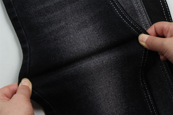 Καλή τιμή 11 Oz Low Stretch Denim Fabric For Man Work Wear Jeans Black Backside Ανταγωνιστική τιμή από την Weilong Textile σε απευθείας σύνδεση