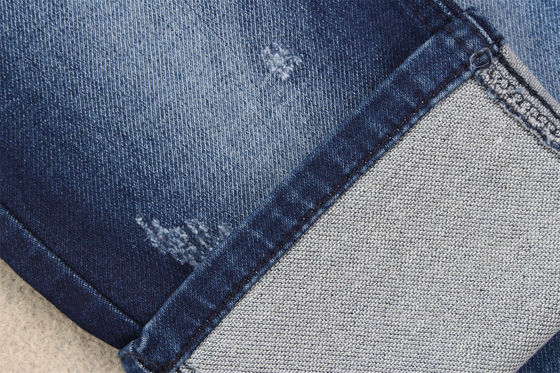 Καλή τιμή Ψεύτικο πλεκτό βαμβάκι πολυεστέρας ραγιόν σπάντεξ Terry denim ύφασμα για τζιν σε απευθείας σύνδεση