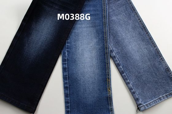 Καλή τιμή 11.5 Oz Σκοτεινό μπλε και Crosshatch Slub υφασμένο τζιν τζιν ύφασμα φυσιολογικό φινίρισμα σε απευθείας σύνδεση