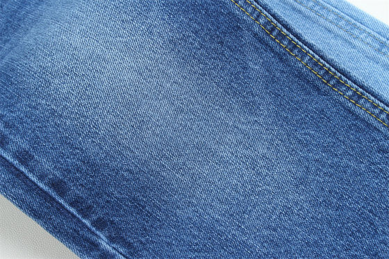 12.5oz Άκαμπτο Denim Ύφασμα Warp Slub Για Επωνυμιακά Τζιν 100% Βαμβάκι Σκούρο Μπλε