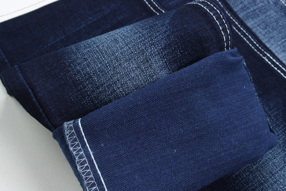 11 Oz Crosshatch Slub Denim Ύφασμα 3/1 Ύφανση Σκούρο Μπλε