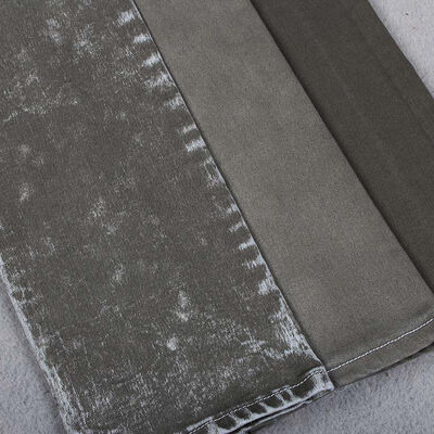 Καλή τιμή 8.5 ουγκιές Navy Green Power Stretch Βαμβάκι Πολυέστερ Σπαντεξ Ντενίμ Τζινς Κατασκευαστής σε απευθείας σύνδεση