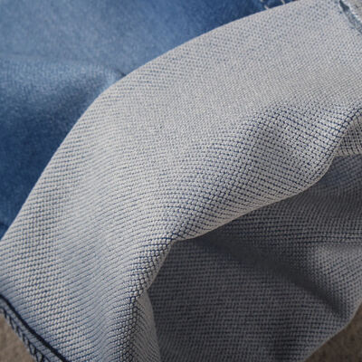Καλή τιμή Διπλής στρώσης απομίμηση πλεκτό ειδικής ύφανσης τζιν ύφασμα υψηλής ποιότητας για κατασκευαστές τζιν σε απευθείας σύνδεση