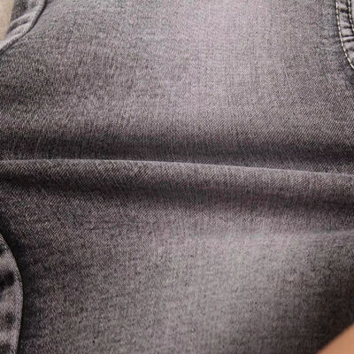 Καλή τιμή Σατέν Super Stretch Ντενίμ Τζινς Περιβαλλοντικά φιλικό ύφασμα από πολυεστέρα για ρούχα τσάντες παπούτσια οικιακά κλωστοϋφαντουργικά επικαλυμμένα βαμμένα απλό GRS σε απευθείας σύνδεση