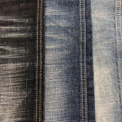 Twill βαμβακιού 1% Spandex 12.6oz 99% Slub ύφασμα τζιν Crosshatch τεντωμάτων για το άτομο τζιν