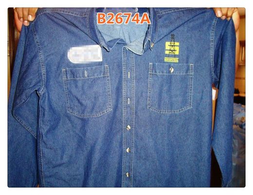 Καλή τιμή 8 ουγγιές 271 ύφασμα τζιν τεντωμάτων λουλακιού βαμβακιού τζιν 100% GSM για το παντελόνι σε απευθείας σύνδεση