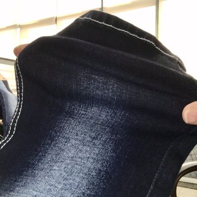 Καλή τιμή 72% πολυεστέρας 1,5% βαμβακιού 28% ελαφρύ ύφασμα τζιν τεντωμάτων Spandex 9,5 ουγγιά σε απευθείας σύνδεση