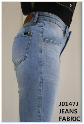 10oz 2% High Stretch Denim Fabric Slub Dark Blue 3/1 Δεξί Χέρι Twill Weave