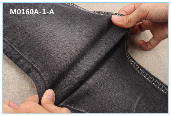 Καλή τιμή 8Oz σπασμένο TR Twill μαύρο ύφασμα τζιν τεντωμάτων σε απευθείας σύνδεση