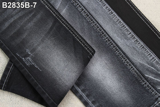 Καλή τιμή 62/63» ελαφρύ Slub μαύρο ύφασμα 10.5oz τζιν για το ένδυμα σε απευθείας σύνδεση